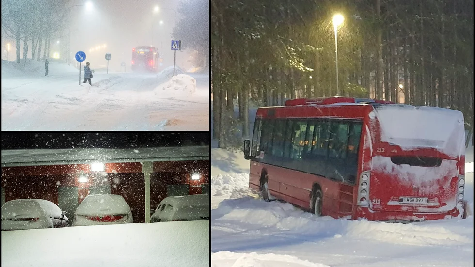 Följ vår direktrapportering om väderläget i Norrbotten. 