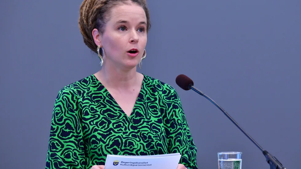Idrottsminister Amanda Lind (MP). Arkivbild.