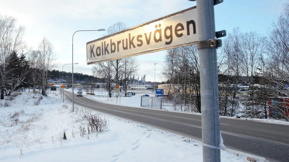 På Kalkbruksvägen, mittemot NA Svensson, vill hemköp bygga en ny mataffär.
