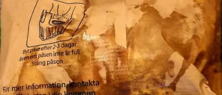 Papperspåsar dåliga till kompost