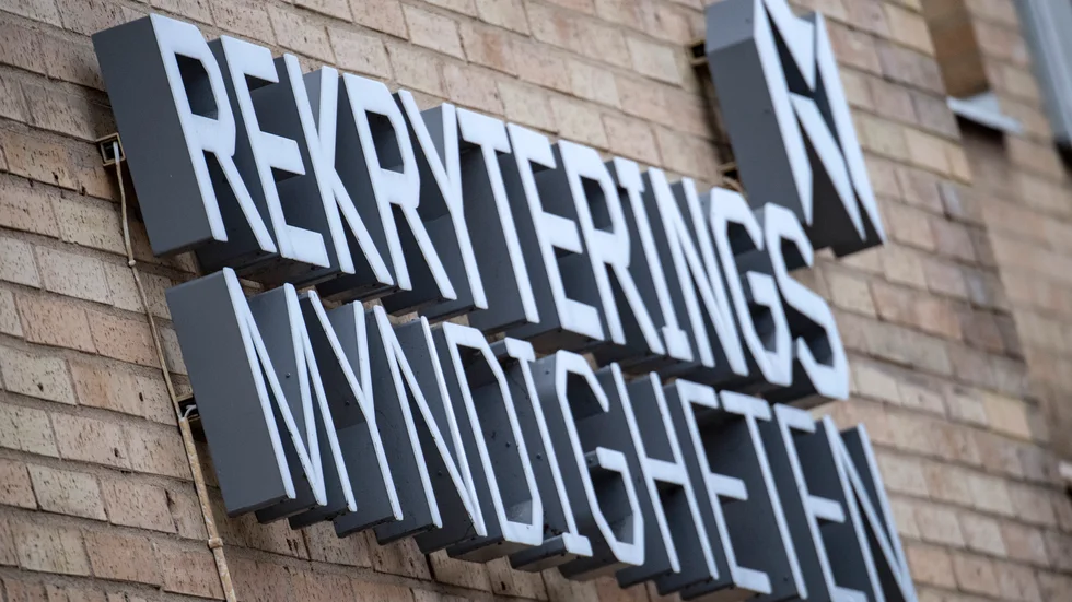 Rekryteringsmyndigheten på Norra Vallgatan i Malmö. Arkivbild.
