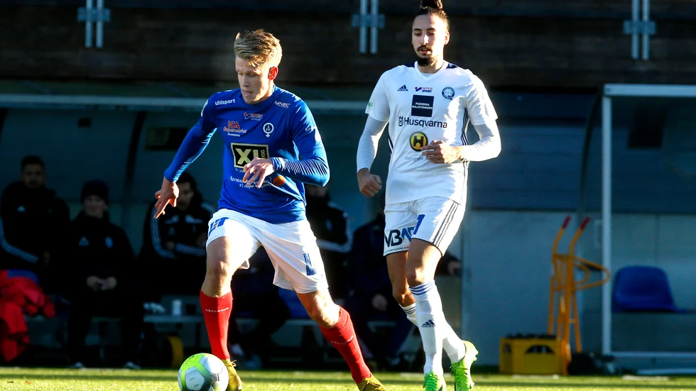 Oskar Stejdahl lämnade Åtvidabergs FF för Oskarshamn inför förra säsongen.