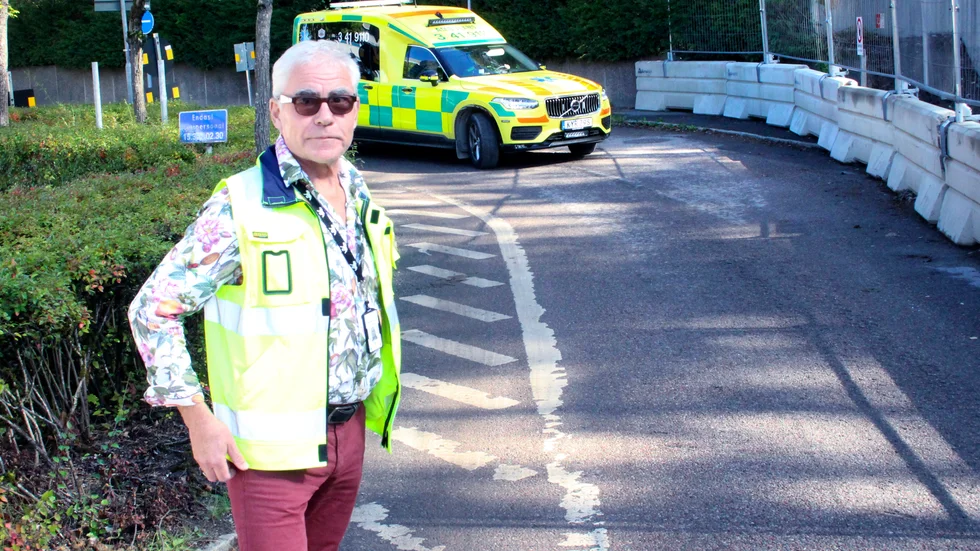 "Det blir två vägbommar på den korta sträckan förbi akutmottagningen", säger Johnny Niiskanen på Region Sörmland.