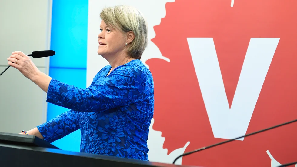 Ulla Andersson, Vänsterpartiets ekonomisk-politisk talesperson.