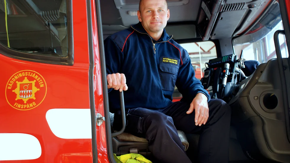 Peter Kindblom, räddningschef i Finspång.