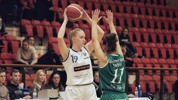 Patricia Axelsson från Västervik gjorde ligadebut med Helsingborg i helgen.