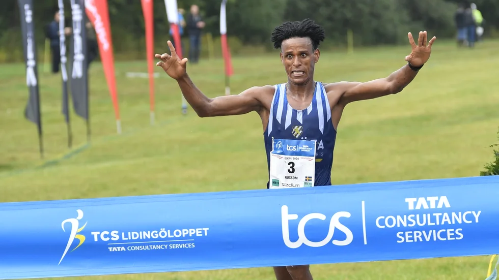Samuel Russom vann elitklassen i Lidingöloppet.