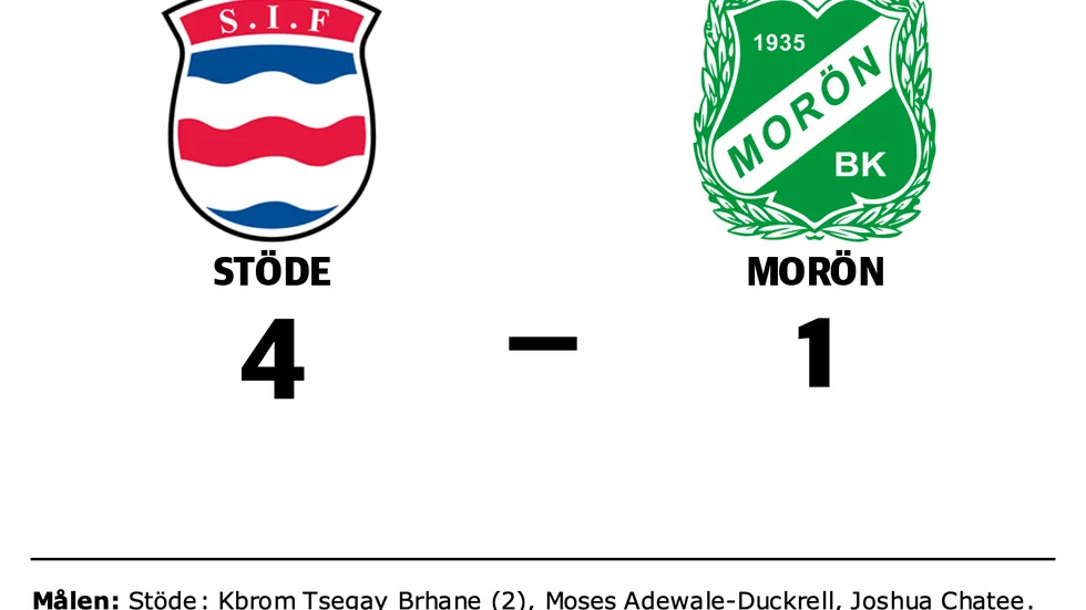 Stöde vann mot Morön