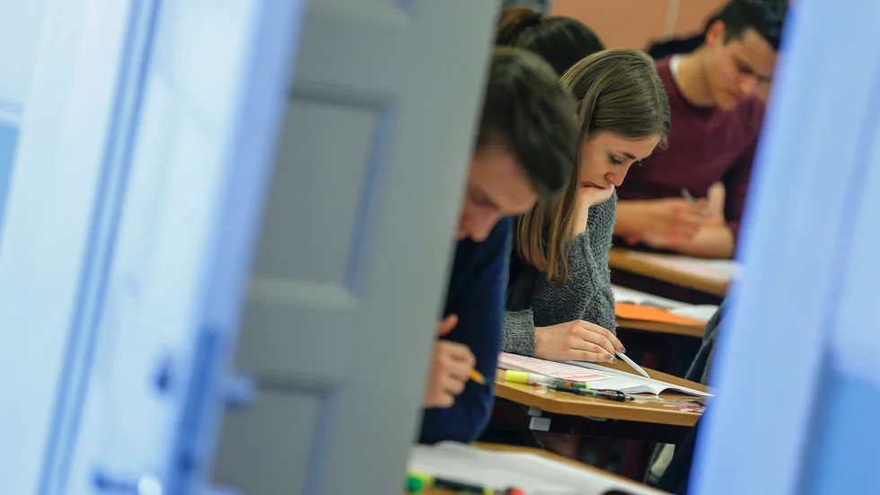 Den långa kön till anmälan för högskoleprovet har nu betats av. Arkivbild.
