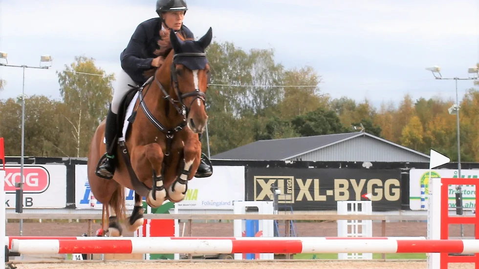 Joyko Keysershof noterades för sin sjätte felfria 1,30-hoppning i rad, vilket naturligtvis gladde ryttaren Jill Silvandersson. 