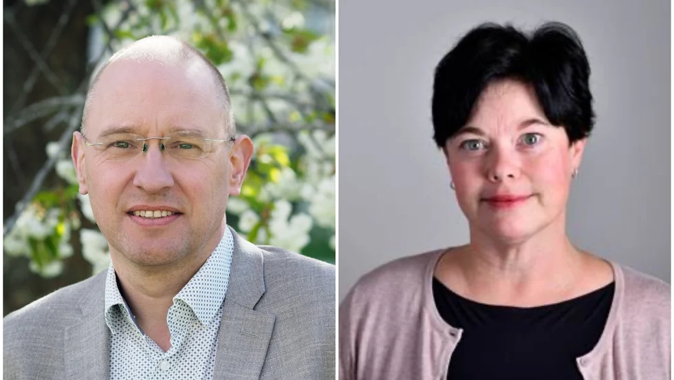 Johan Enfelt (S) och Marlene Burwick (S).
