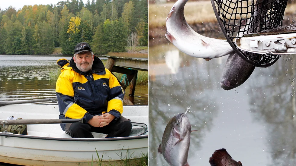 Det kan vara stopp för utsättning av regnbågslax i kanalen, vilket bekymrar Björn Westrin, ordförande i fiskeklubben Västra Lund.