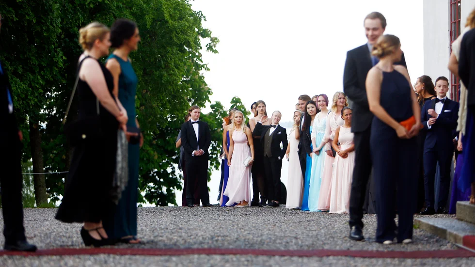 Det blir ingen studentbal för de nyblivna studenterna på Europaskolan i Strängnäs. Bilden är från 2016 års bal på Sundbyholms slott.