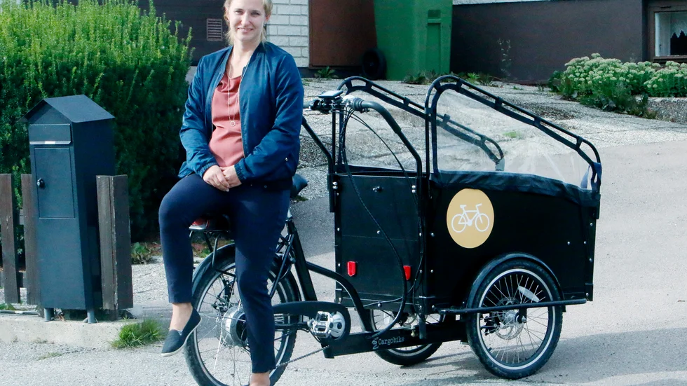 "Elförstärkningen gör att man ganska enkelt tar sig upp till 20-, kanske 25 kilometer i timmen", menar Jenny Sjöberg. "Man behöver inte trampa som en besatt".