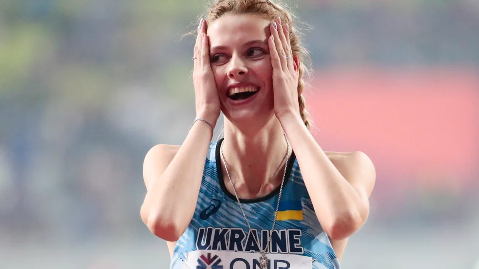 Jaroslava Mahutjich, Ukraina, vann tisdagens höjdhoppsgala i Slovakien på strålande 2,06. Arkivbild.