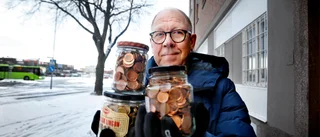 Eskilstunabon Tommy Karlssons bankdilemma: "Ingen vill växla mina mynt" 