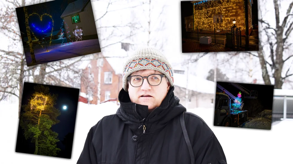 Krister Hägglund har sedan 2011 fångat juldekorationer med sin kamera. Nu blir bilderna fotobok. 