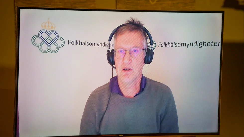 Anders Tegnell, statsepidemiolog på Folkhälsomyndigheten. Arkivbild.