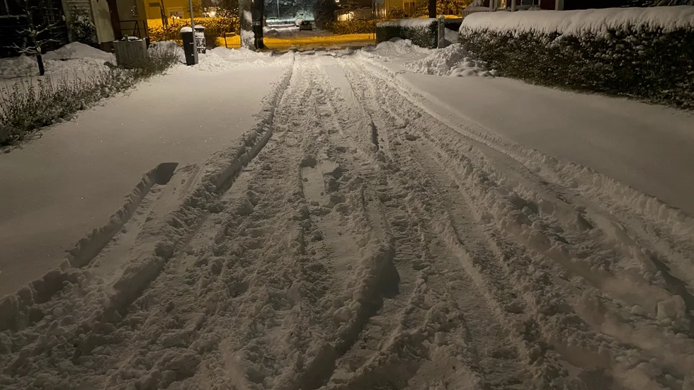 Bostadsområdet intill Nyköpings lasarett var oplogat i mer än ett dygn. 