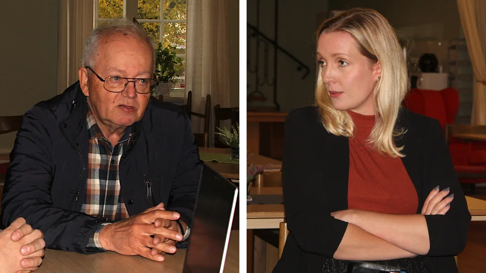 Vård- och omsorgsnämndens vice ordförande Risto Laine (S) håller, i avsaknaden av en ordförande, ihop nämndens arbete. "Skapar trygghet", menar förvaltningschefen Ida Björkman.