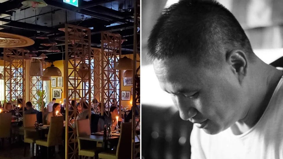 Truyen Nguyen, som driver restaurangen Annam i S:t Per-gallerian, arrangerar tyst middag.