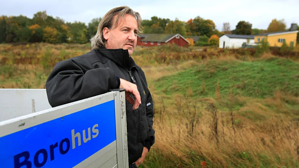 Tillsammans med Borohus bygger Johan Eklöf lägenheter i Ljungsbro.
