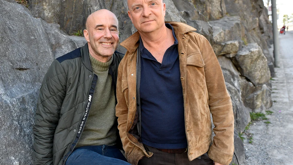Mark Levengood och Jonas Gardell. Arkivbild.