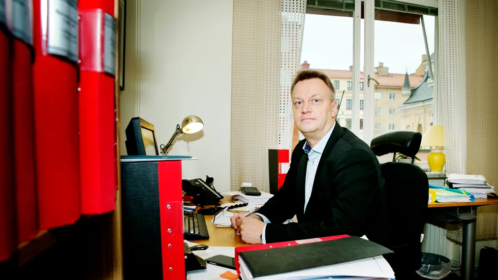 Magnus Isaksson är konkursförvaltare för Brink & Bergers konkursbo som har stämt Uppsala konsert & kongress AB på ett miljonbelopp.