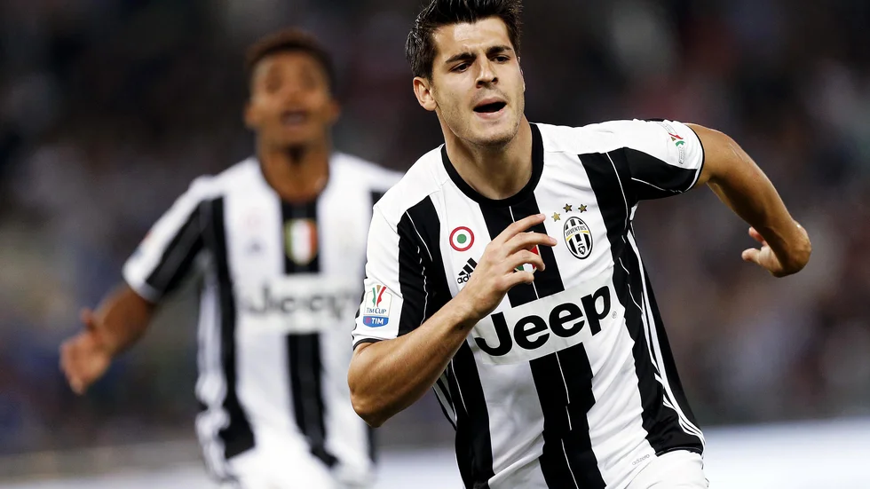 Morata är klar för en återkomst i Juventus. Arkivbild.