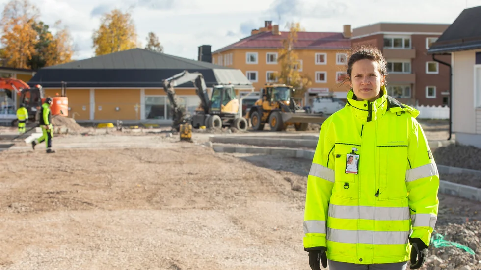 Erika Harr, gatu- och va-chef i Arvidsjaur, säger att området Lommen kommer att bli mer tydligt efter ombyggnationen.