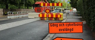 Central gata akut avstängd efter läcka