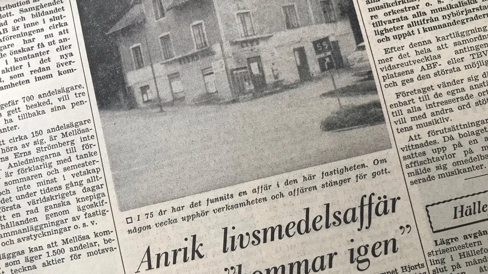 Kuriren för 50 år sedan.