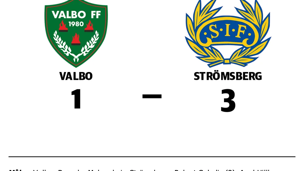 Valbo FF förlorade mot Strömsbergs IF