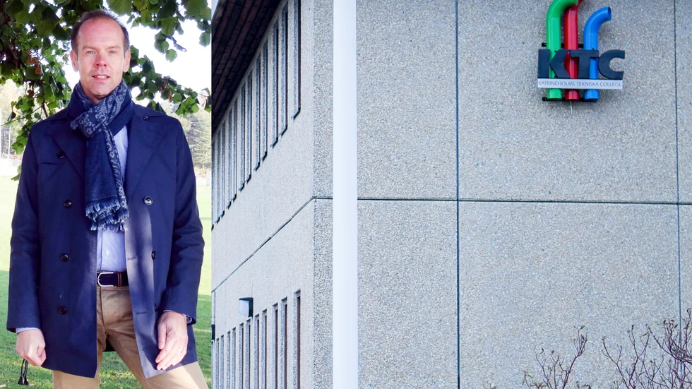Mikael Örning är i dag rektor på Katrineholms tekniska college. Han tycker inte att det är helt lätt att lämna KTC bakom sig men tycker samtidigt att det känns spännande med sitt nya uppdrag på Lindengymnasiet. 