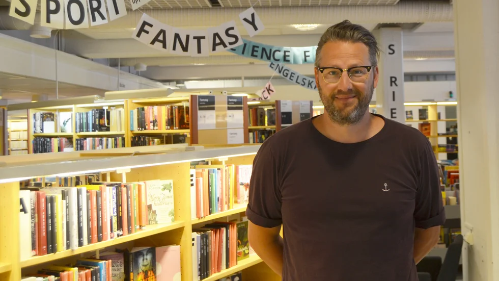 ”Bibblan ska ha nåt för alla, och vi ska finnas där folket är”, säger Mikke Ejrevi, bibliotekschef på Skellefteå kommun.