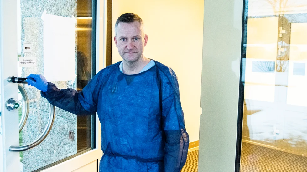 Anders Isberg blev själv sjuk i covid-19, precis som flera av sina kollegor på Sturegården.