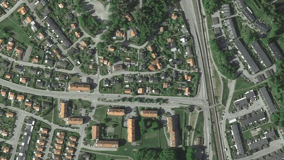 Området kring Hackspettsvägen 5