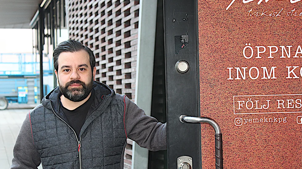 Arif Soyal kommer snart att öppna sin turkiska restaurang mitt i centrala Norrköping.