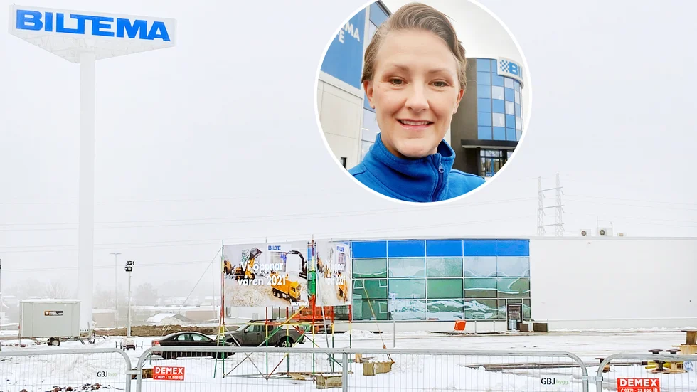 "Det är en superstor ära att få det här jobbet, att driva det för Eskilstunaborna och företaget", säger Anna Halonen, varuhuschef på Biltema i Eskilstuna.