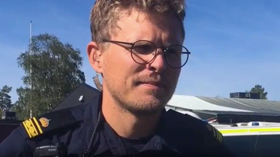 Pär Lindberg leder sökinsatsen efter den försvunne mannen i Jörn. 