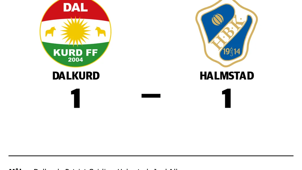 Dalkurd FF spelade lika mot Halmstads BK