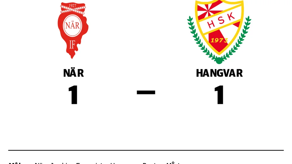 När IF spelade lika mot Hangvar SK