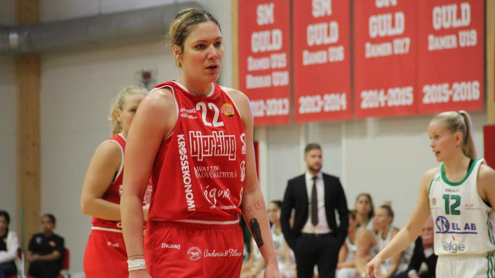Zenta Melnika levererade sin bästa match poängmässigt i Uppsalalinnet med sina 18 poäng.