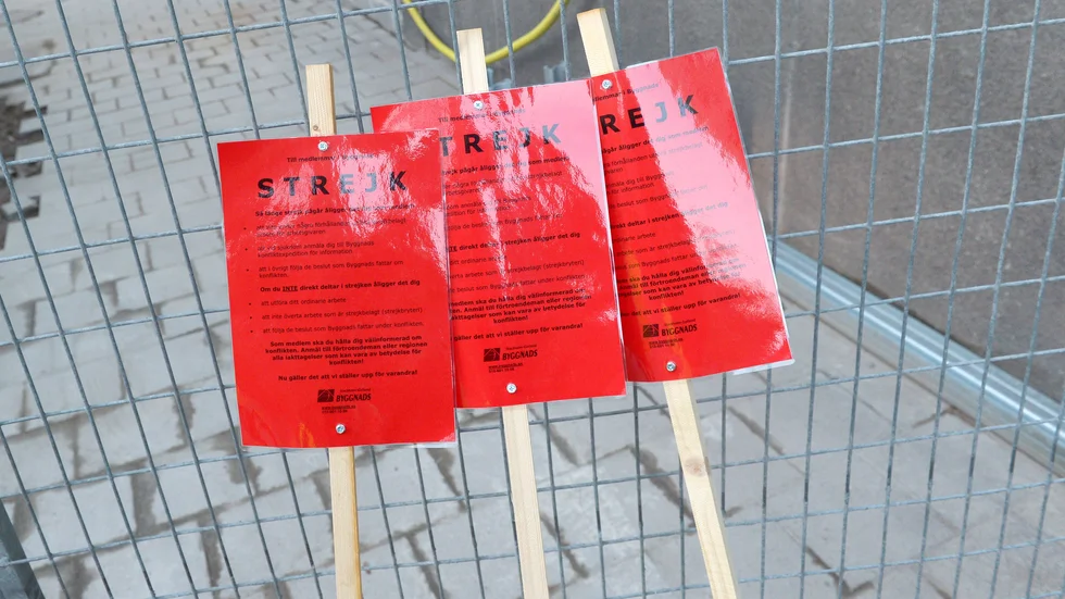 Genrebild från en tidigare strejk. Fackförbundet som då strejkade har inget med ledaren att göra.