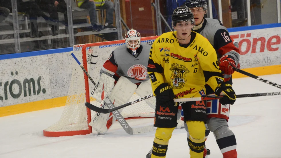 Anton Carlsson gjorde det viktiga 2-1-målet mot Tyringe.