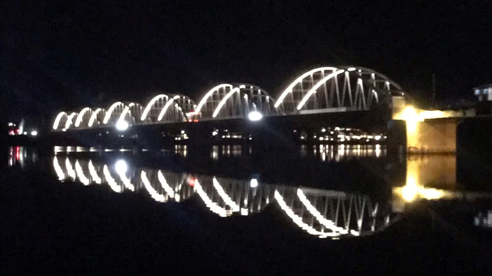 Spegelblankt. Inte jättevanligt i Luleå.