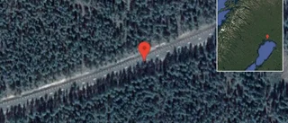 Stopp på E4 på grund av en singelolycka