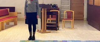 Ny kormatta på plats i Skäggetorps kyrka