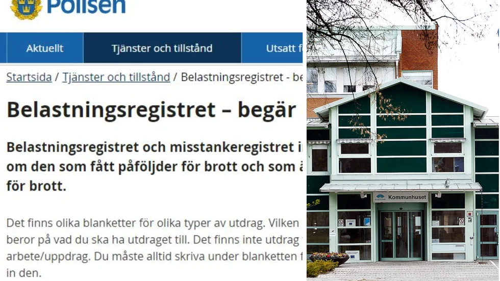 Förslaget om att kommunen ska kräva utdrag ur belastningsregistret kommer att röstas ner.