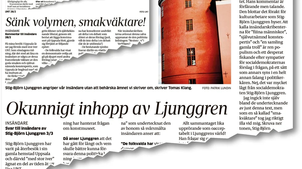 Om det är populism att försvara bestämmanderätten för kommunens politiker gentemot inflytandet från kulturknuttar på krigsstigen, är jag gärna populist, skriver Stig-Björn Ljunggren.